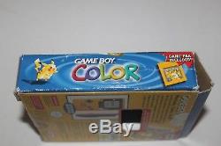 Nintendo GameBoy Color POKEMON YELLOW LIMITED EDITION Handheld COMPLETE IN BOX