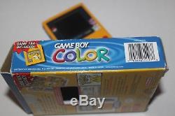 Nintendo GameBoy Color POKEMON YELLOW LIMITED EDITION Handheld COMPLETE IN BOX