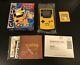 Nintendo Gameboy Color Pikachu Edition Pokemon Yellow 100% Complete In Box