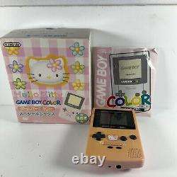Nintendo GameBoy Color Special Box Sanrio Hello Kitty Limited Edition Used