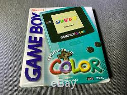 Nintendo GameBoy Color Teal Game Boy New Factory Sealed