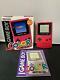 Nintendo Gameboy Color Console Rose Pink Red Berry Boxed With Instructions Used