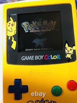 Nintendo GameBoy Colour GBC Pokemon Pikachu Special Edition