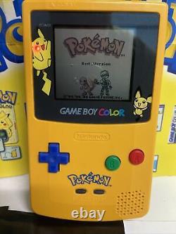 Nintendo GameBoy Colour GBC Pokemon Pikachu Special Edition