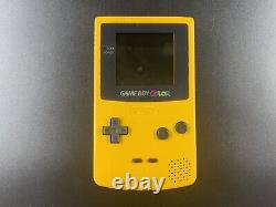 Nintendo GameBoy Game Boy Color Console Yellow Region Free GBC withBox Manual FC