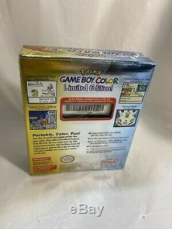 Nintendo GameBoy Game Boy Color Pokemon Limited Edition New Factory Sealed