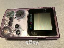 Nintendo GameBoy Game Boy Color Rare Neotones Atomic Purple Version New