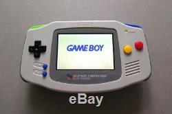 Nintendo Gameboy Advance, Super Famicom Colors, AGS-101, Backlit, Refurbished