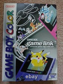 Nintendo Gameboy COLOR Pokemon link cable Game Boy Colour NEW SEALED