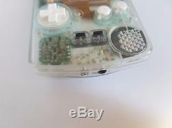 Nintendo Gameboy Color AGS-101 Clear with White Screen Lens