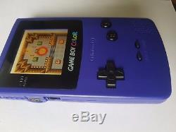 Nintendo Gameboy Color AGS-101 Grape New Glass Lens
