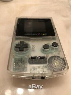 Nintendo Gameboy Color Backlit Mod Clear White GBC Glass Lens