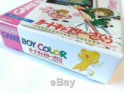 Nintendo Gameboy Color CARD CAPTOR SAKURA Limited edition console Boxed set-U