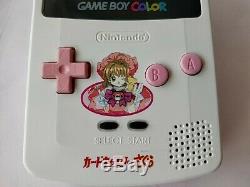 Nintendo Gameboy Color CARD CAPTOR SAKURA Limited edition console tested-b418