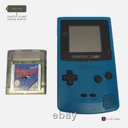 Nintendo Gameboy Color Cgb-001 Handheld Games Console + Thunderbirds Game