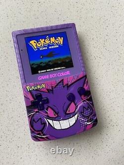 Nintendo Gameboy Color Colour Game Boy BACKLIT IPS Q5 GBC Pokémon? GENGAR