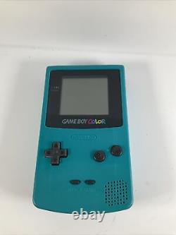 Nintendo Gameboy Color Colour Teal Blue tested working