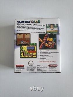 Nintendo Gameboy Color Console Boxed Grape Purple First Print Holo Box