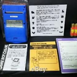 Nintendo Gameboy Color Console Pokemon 3th Anniversary ver. Japan Game76