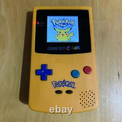 Nintendo Gameboy Color Console Pokemon Reshell + Backlight Backlit