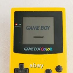 Nintendo Gameboy Color Console Yellow Boxed