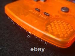 Nintendo Gameboy Color DAIEI HAWKS Limited edition Clear Orange console-g0215