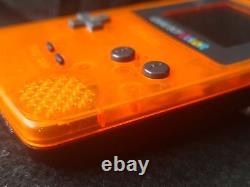 Nintendo Gameboy Color DAIEI HAWKS Limited edition Clear Orange console-g0215