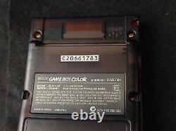 Nintendo Gameboy Color DAIEI HAWKS Limited edition Clear Orange console-g0215