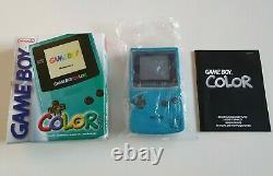 Nintendo Gameboy Color GBC CIB Konsole Türkis OVP sehr guter Zustand TOP