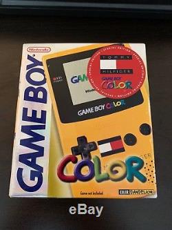 Nintendo Gameboy Color GBC Tommy Hilfiger Works Great! Edition CIB Box Original