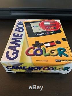 Nintendo Gameboy Color GBC Tommy Hilfiger Works Great! Edition CIB Box Original