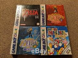 Nintendo Gameboy Color Games Zelda And Mario Boxed And Complete
