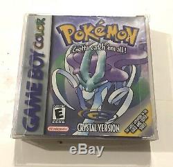 Nintendo Gameboy Color Gba Gbc Pokemon Crystal Boxed Free Shipping
