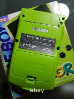 Nintendo Gameboy Color Grün Konsole OVP Game Boy Sehr Gut Zustand