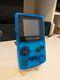 Nintendo Gameboy Color Handheld Gaming Console New Clear Transparent Blue Shell