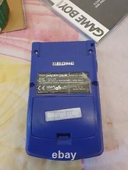 Nintendo Gameboy Color In Purple Rare Boxed