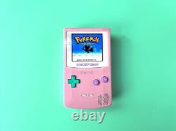 Nintendo Gameboy Color Kirby's DreamBoy with white LED Funnyplayind XL Display