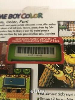 Nintendo Gameboy Color Kiwi Green Complete In Box