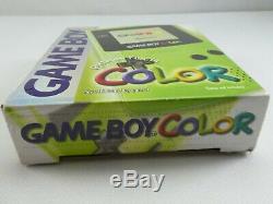 Nintendo Gameboy Color Lime Retro Vintage Genuine Mint Boxed
