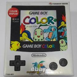 Nintendo Gameboy Color Limited Edition Pokemon Center console BoxedFROM JAPAN