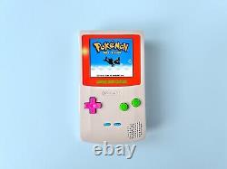 Nintendo Gameboy Color Neon Fusion, Lime Green LED Funnyplaying XL Laminate IPS