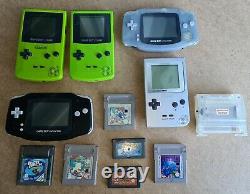 Nintendo Gameboy Color Pocket Advance Lot for Spares Repair Faulty Untested