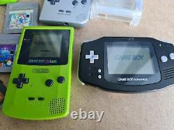 Nintendo Gameboy Color Pocket Advance Lot for Spares Repair Faulty Untested