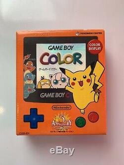 Nintendo Gameboy Color Pokemon 3rd Anniversary Limited Edition Japan F/S