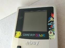 Nintendo Gameboy Color Pokemon Center Limited Edition console Boxed tested-d0320