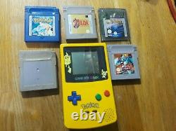 Nintendo Gameboy Color Pokemon Edition 5 Games Zelda, Pokemon Blue, Mario Land 2