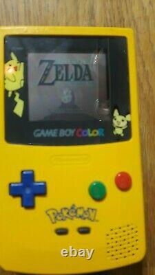 Nintendo Gameboy Color Pokemon Edition 5 Games Zelda, Pokemon Blue, Mario Land 2