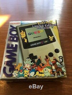 Nintendo Gameboy Color Pokemon Gold & Silver Limited Edition Boxed No Paperwork