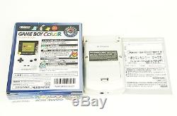Nintendo Gameboy Color Pokemon Gold & Silver Version Console GBC Box Japan USED
