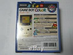 Nintendo Gameboy Color Pokemon Limited Gold Silver console with BOX and Manual